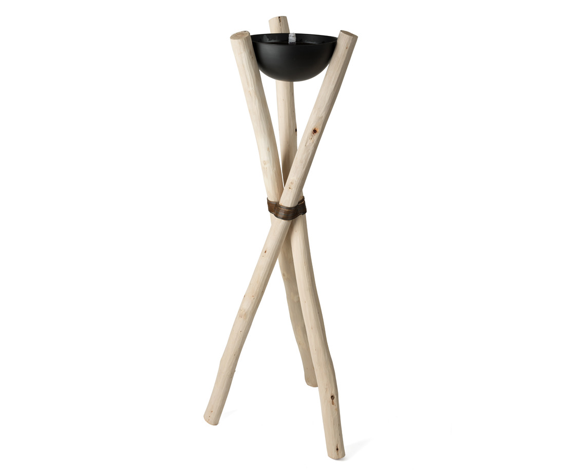 Bougie socle en bois personnalisée 'Pentas' - Bemyself