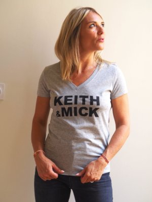 keith et mick tee shirt gris used black raoul et marcelle
