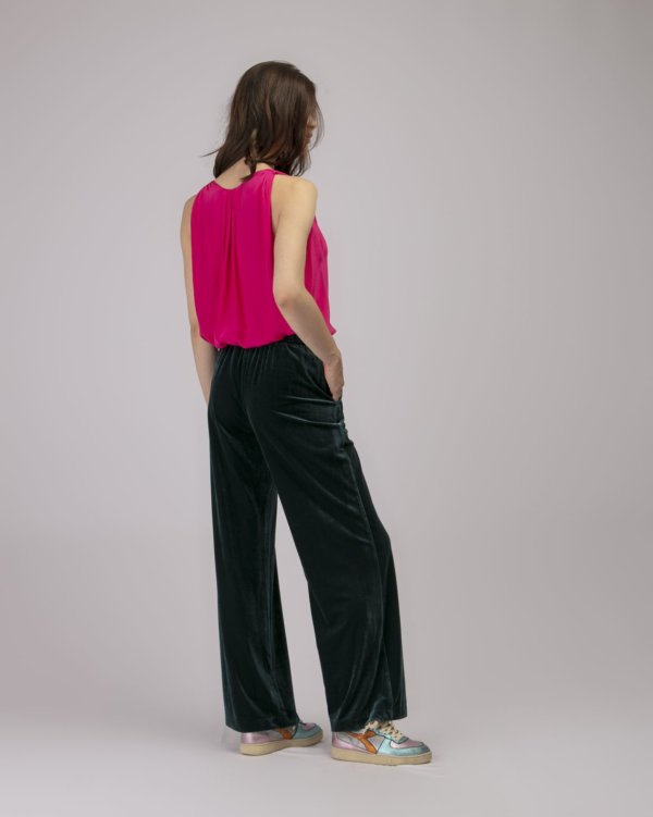 pantalon velours pierrot trois quart