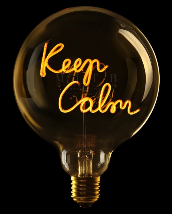 ampoule ambre keep calm