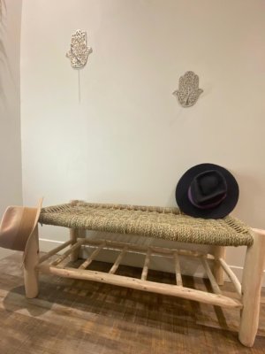 banc beldi etage en bois