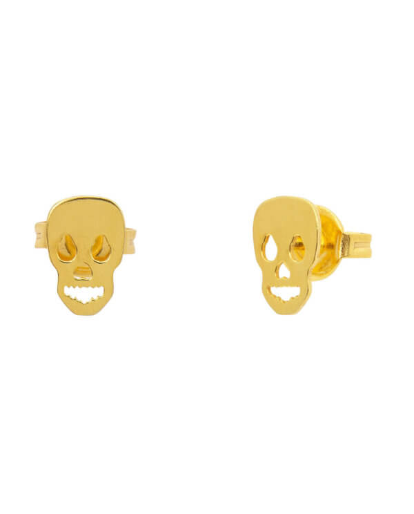 boucles oreille tatoo skull face