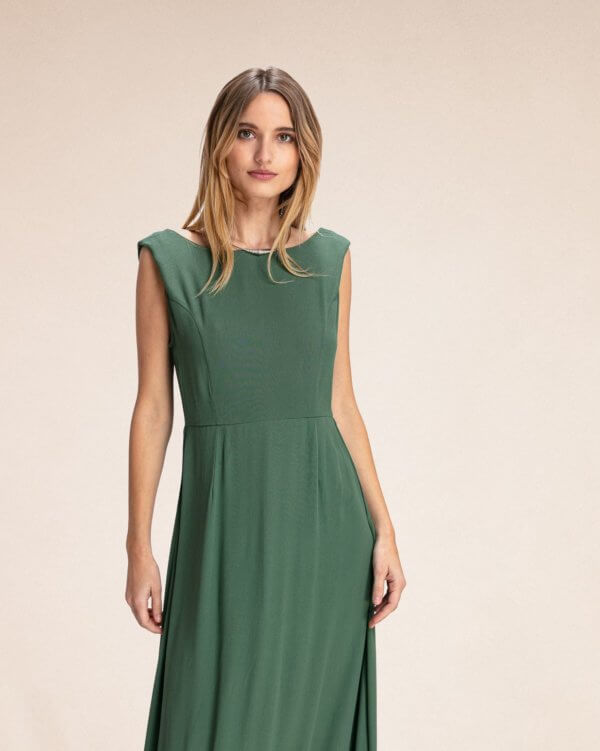 robe-ultra-longue-evasee-barbara-duck-green-face