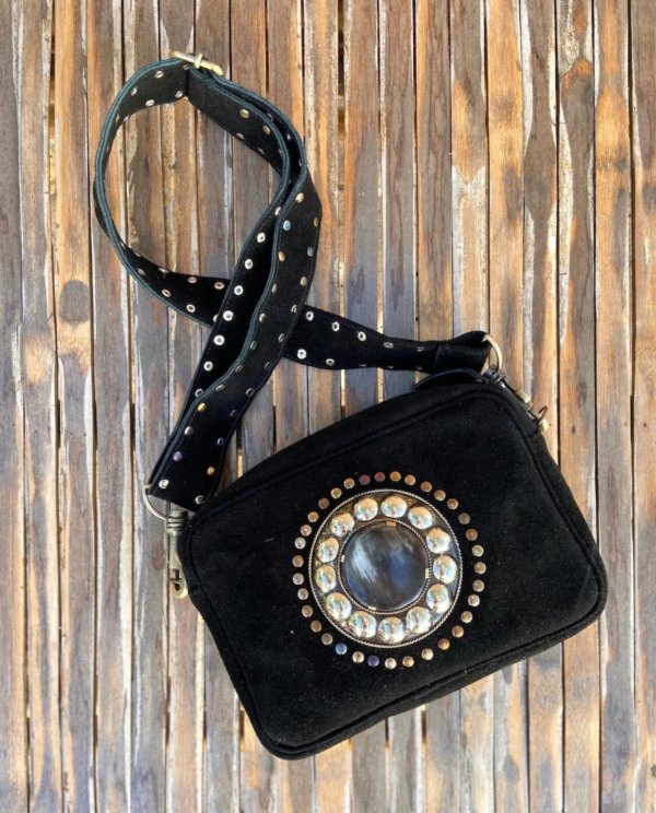 sac opium noir bandouliere