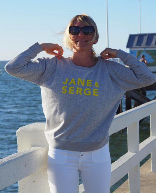 sweat-loose-jane-et-serge-gris-jaune-face