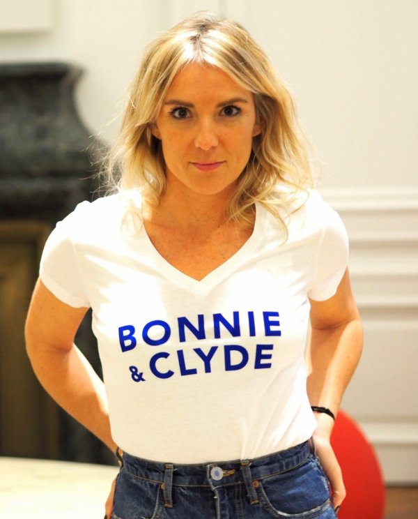 t-shirt-col-v-bonnie-and-clyde-blanc-bleu