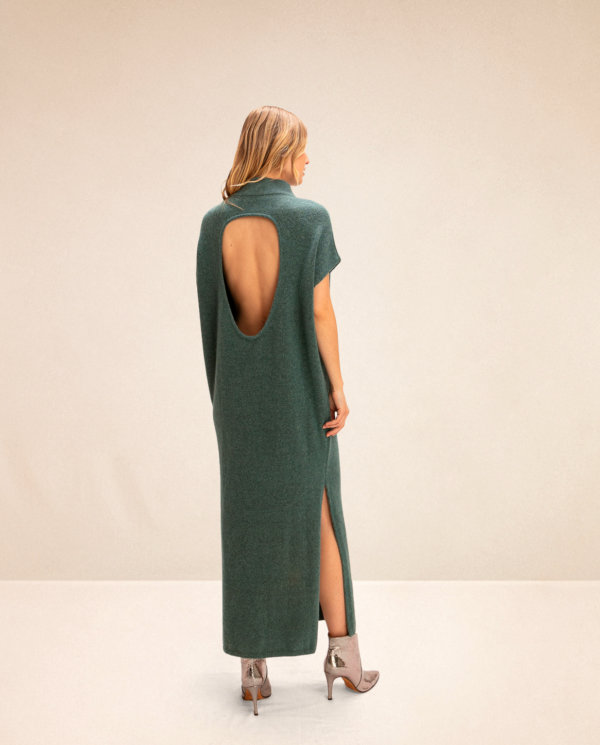 robe-longue-cocon-benson-duck-green-dos